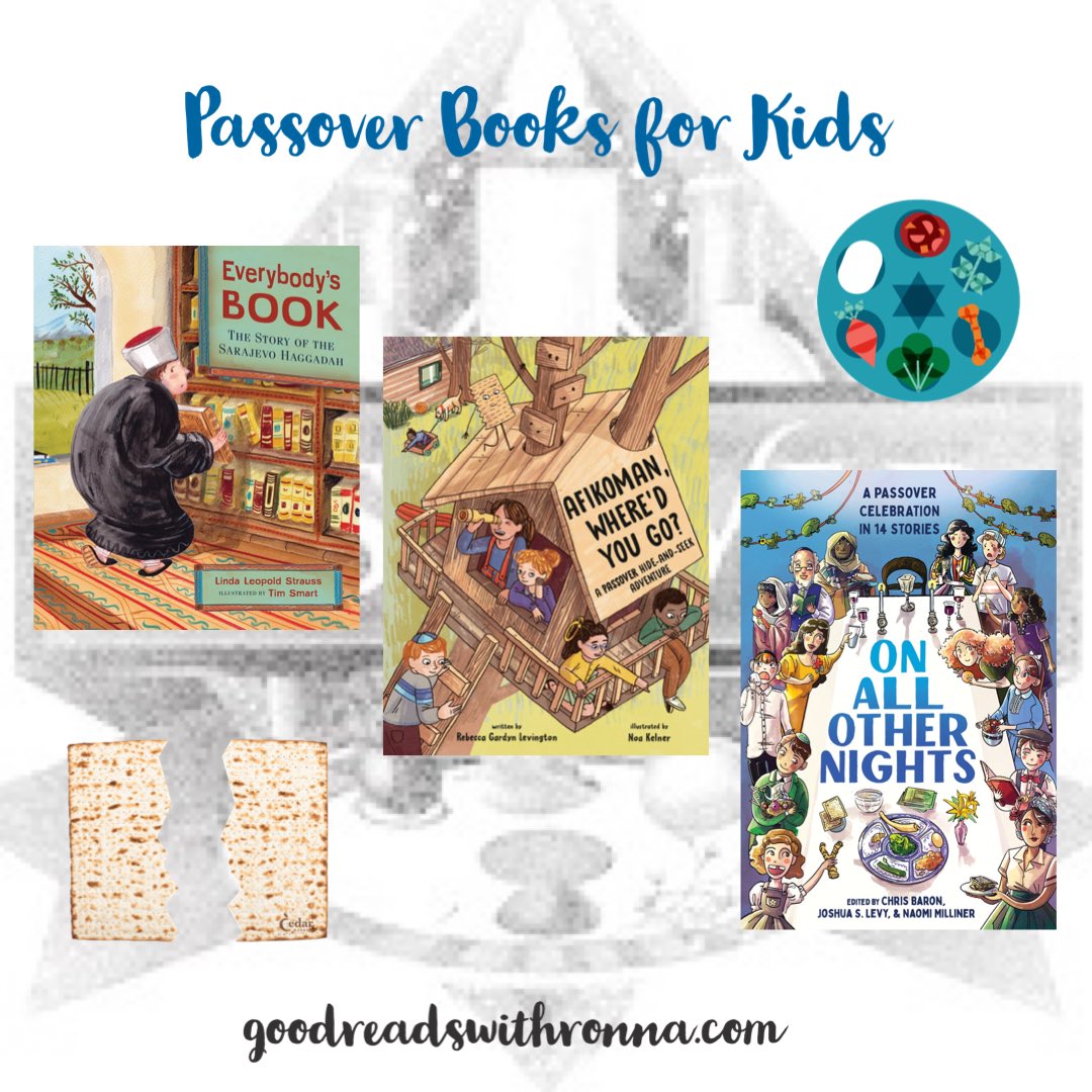 Our roundup of new #Passover kids’ books treats readers to one nonfiction + one fiction picture book + one middle-grade anthology featuring 14 steps in stories about the Seder from award-winning + bestselling authors. @abramskids @KarBenPub @penguinkids wp.me/p3X25n-aXr