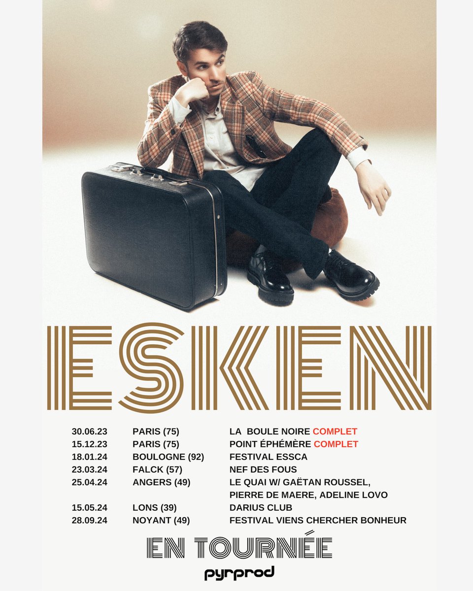 arthur_esken's tweet photo. Les prochaines dates s’annoncent sympa… 👀✨ https://t.co/VcmJa9LwXu