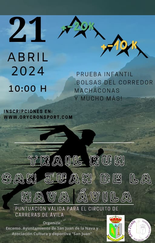 Vamos es@s valientes apuntaros al trail hecho para profesionales, aunque solo sea por las patatas machaconas, ya que no sé si sois lo suficientemente dur@s para aguantar 😜. ¡Y válido para el circuito de carreras de #Ávila! #SanJuandelaNava #Trail #running #correr #naturaleza