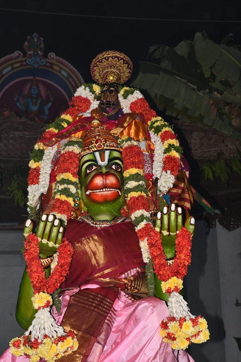 Srirangam Sri Namperumal in Hanumantha Vahanam Panguni Brahmotsavam
