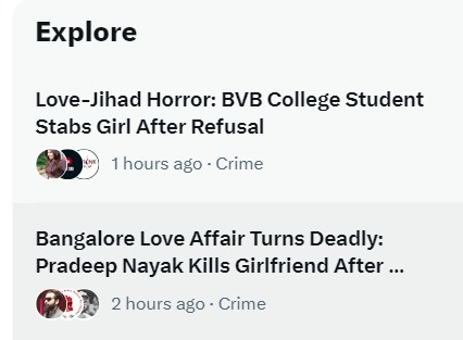Love Jihad if Muslim Boy, 'affair turns deadly' If Hindu Boy..
