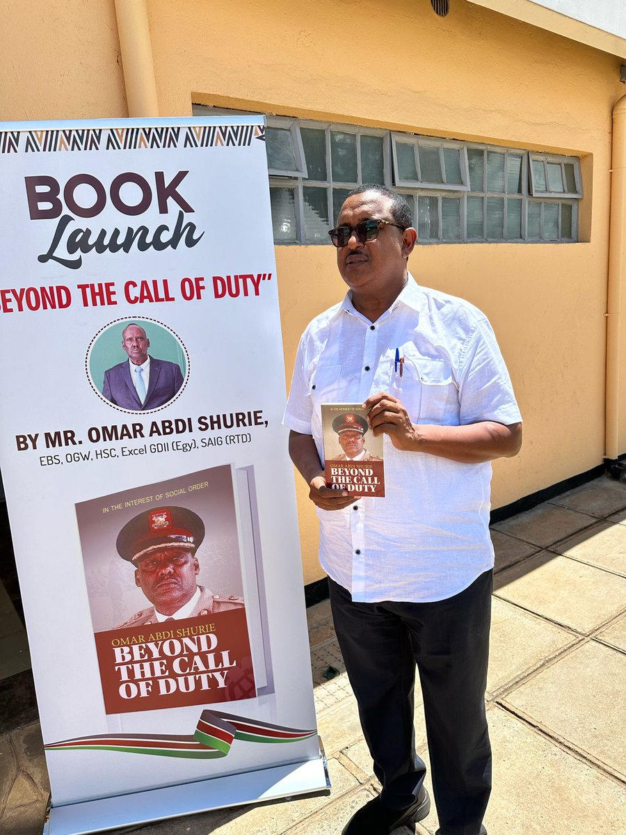 Omar Shurie's memoir, Beyond the Call of Duty, offers a riveting account of his distinguished career as a police officer. His insightful narrative serves as both an inspiration and a testament to patriotism and hard work for all Kenyans. The Rtd Senior Assistant Inspector General