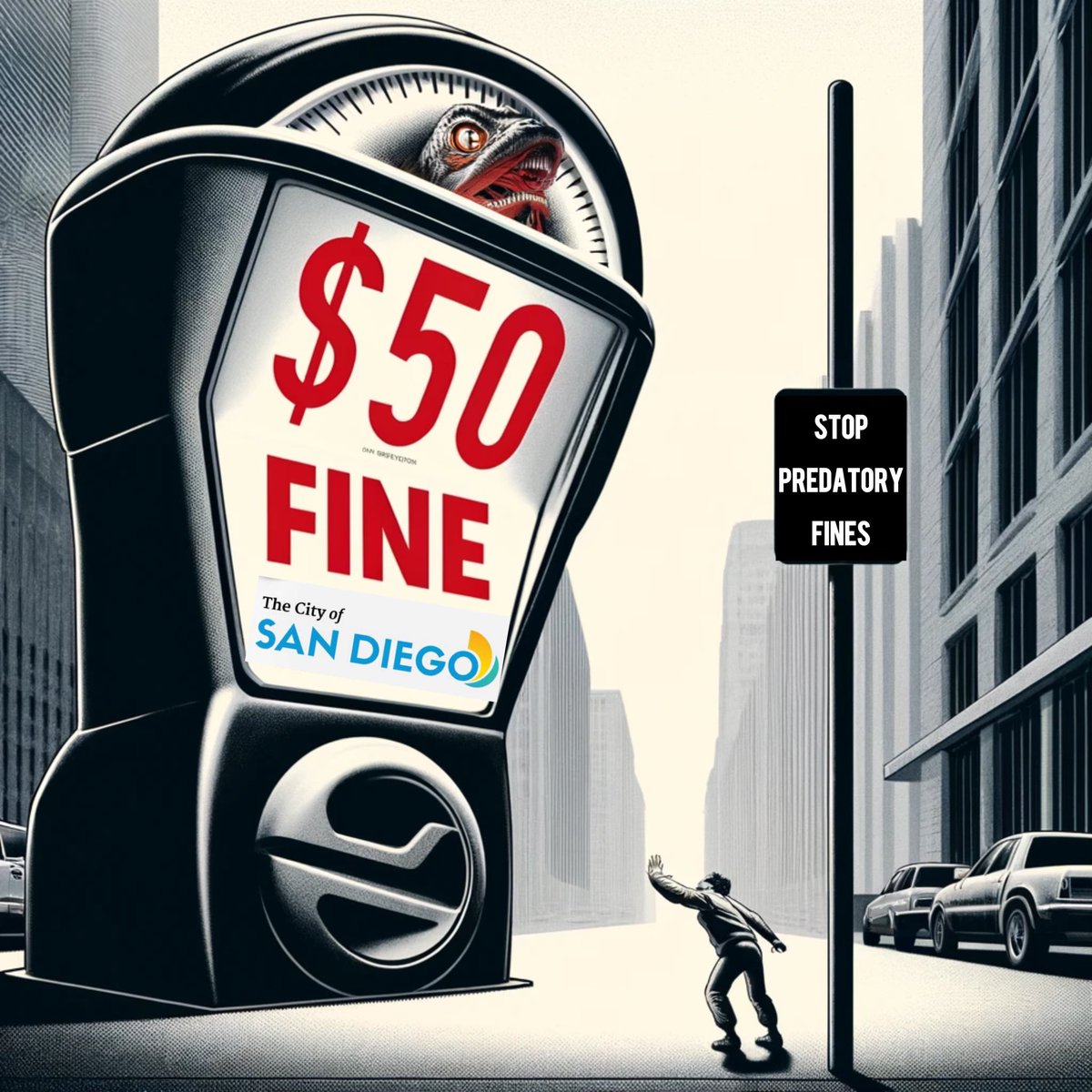 Charging $50 fines for a missed $1.50 parking fee? This isn’t just disproportionate, it’s predatory! We need fair policies that don’t penalize our community members so harshly. #FairFines #CommunityFirst #SanDiego #Parking