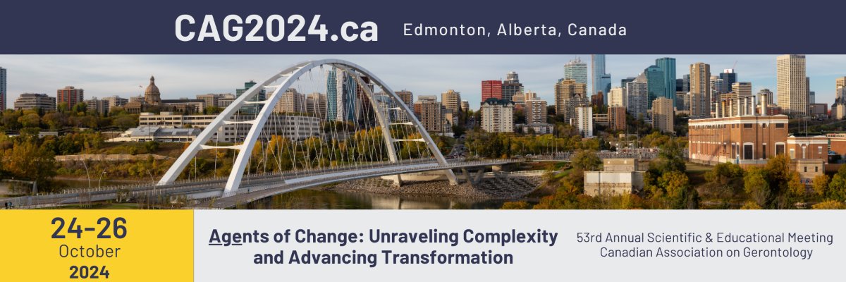 The @cagacg extended the deadline for the submission of abstracts for #CAG_2024 until May 1, 2024! Official Call for Abstracts: ow.ly/1EXN50Rjeb5 #CAG_2024's theme is “Agents of Change Unraveling Complexity and Advancing Transformation.” See you in Edmonton!
