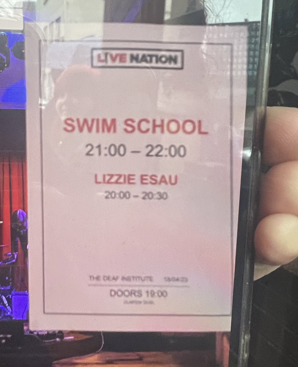 swim besties doors r at 7pm the tickets are lying to us xx