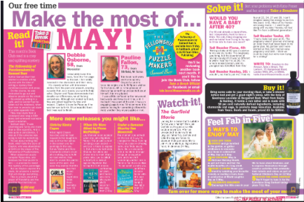 Great to see #UnderASummerSkye featuring in Make the Most of May in @takeabreakmag. Out three weeks today! #NotLongNow #preorder #SkyeSistersTrilogy amazon.co.uk/Under-Summer-S…
