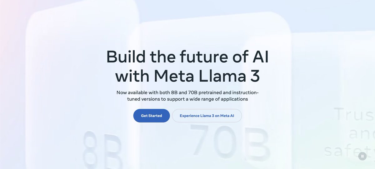 llama-3 is out! 🚀 - 8B and 70B - 400B model is still training - 8k context length llama.meta.com/llama3/