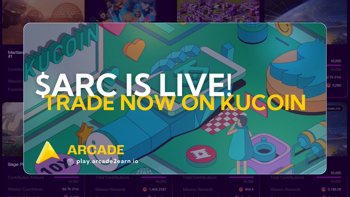 We are pleased to report that all of our information has been corrected on @kucoincom's token info page. For those looking to purchase $ARC tokens, our trusted partner KuCoin is ready to serve! kucoin.com/trade/ARC-USDT $ARC Contract: 0x2903Bd7dB50f300b0884f7a15904bAffc77f3eC7