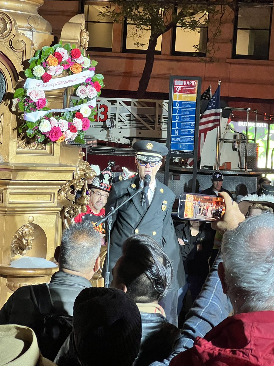 Today is the 118th anniversary of the 1906 Earthquake. We were honored to be among our community members and City partners as we commemorate the resiliency of San Francisco and share preparedness efforts for a safer #SF.