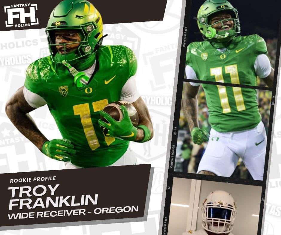 FantasyHolics1's tweet photo. Let’s keep stacking this deep WR class with another stud: Troy Franklin. Where does this difference maker land?
Check out #TheGoodShepard ‘s draft profile here: https://t.co/8e3eQSg5lA
#NFLDraft2024 https://t.co/gGBagOLO4m