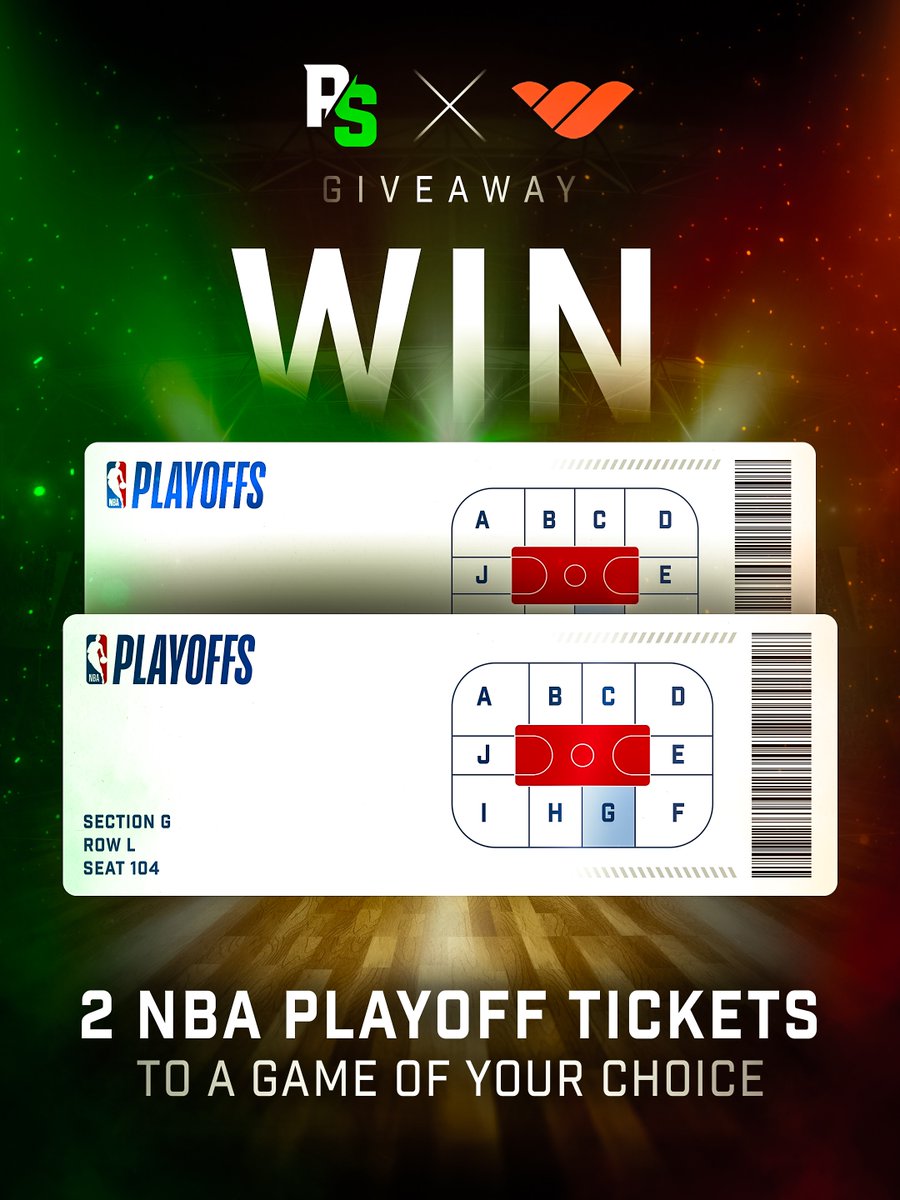 🚨 NBA Playoff Tickets Giveaway

I'm partnering up with my best friend <a href="/ParlayScience/">ParlayScience</a> to giveaway 2x FREE NBA Playoff Tickets!

➡️ Like &amp; Retweet this tweet to enter the giveaway.

Shoutout to the entire <a href="/ParlayScience/">ParlayScience</a> team for being the goats to work with 🫂