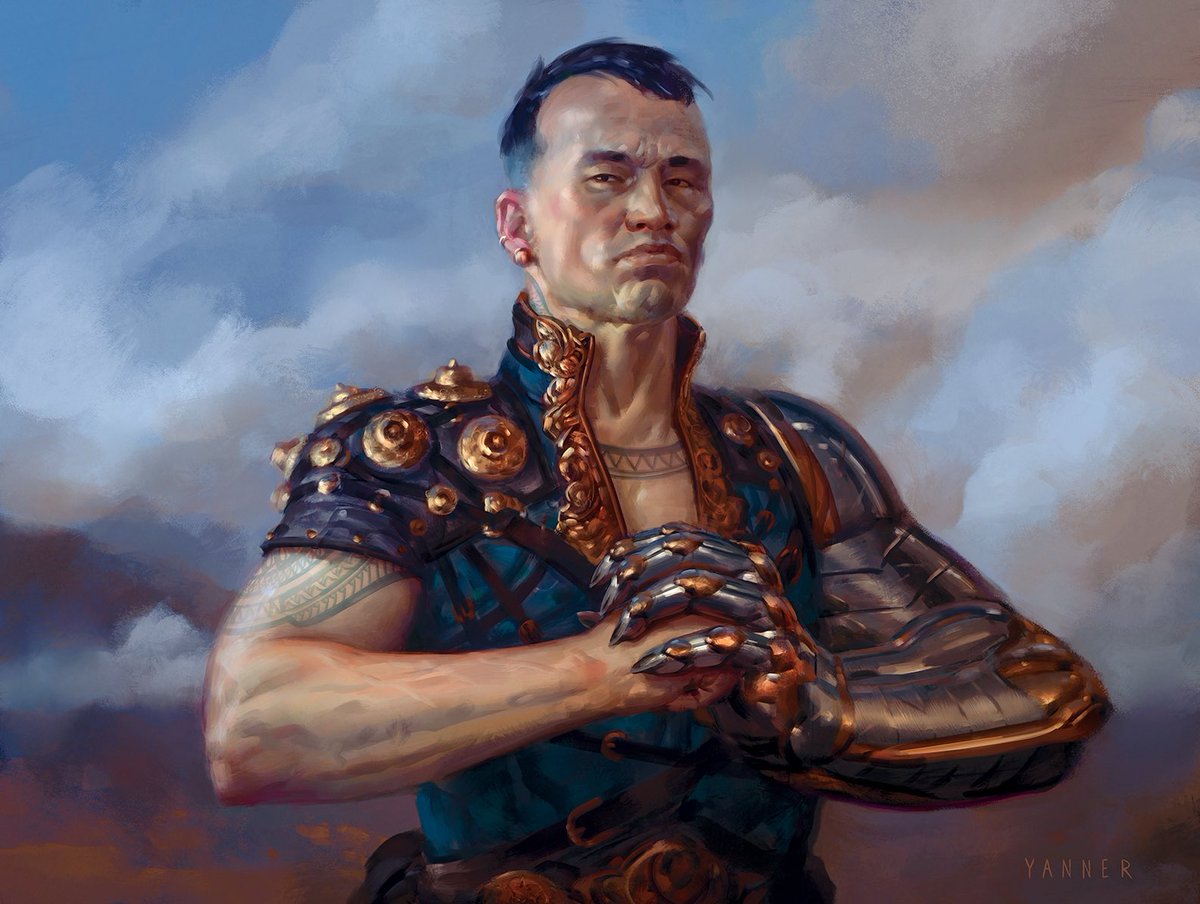 Another character portrait from 2015 Duels. Arjam Markam © 2015 Wizards of the Coast . . . #mtg #magicthegathering