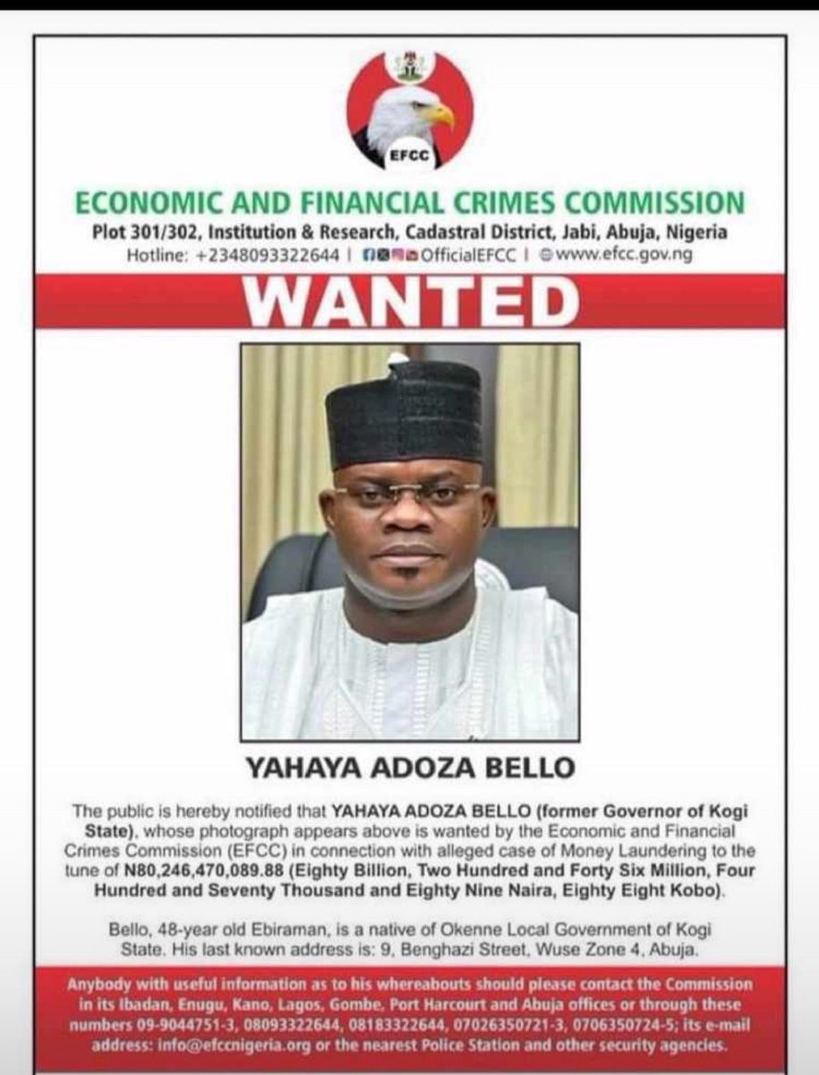 Well done @officialEFCC. Have you notified @PoliceNG and @OfficialDSSNG?