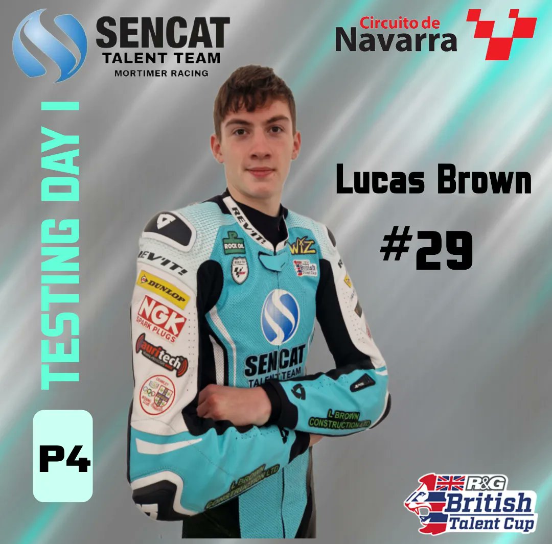MortimerRacing's tweet photo. Day one of the R&amp;G British Talent Cup testing at the Circuito de Navarra is complete 👌 

We have another full day of testing tomorrow and hopefully the weather will be better! 

Our first session tomorrow is 09.00 🇪🇸 time.

Alexander Rowan Racing Lucas Brown Charlie Barnes https://t.co/wqfP39EQYZ