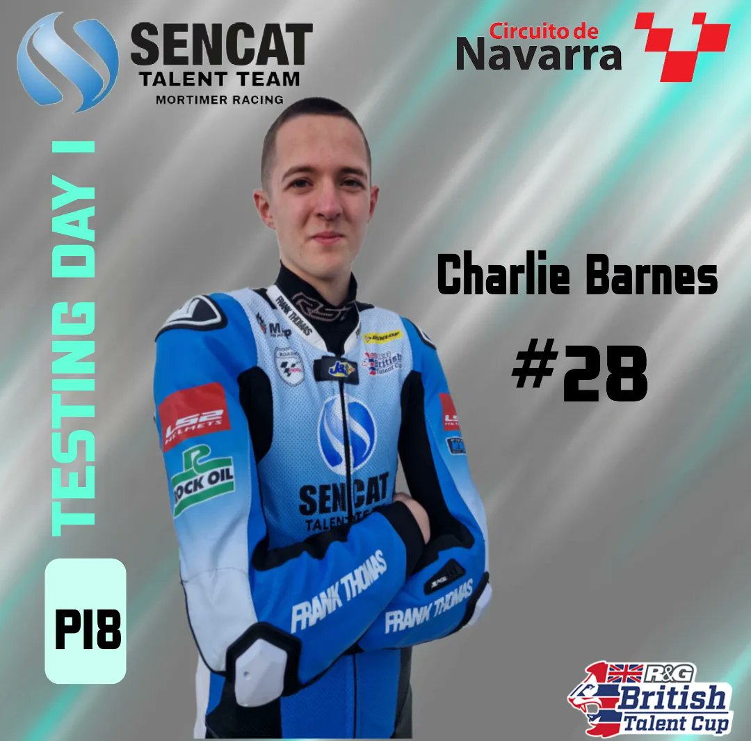 MortimerRacing's tweet photo. Day one of the R&amp;G British Talent Cup testing at the Circuito de Navarra is complete 👌 

We have another full day of testing tomorrow and hopefully the weather will be better! 

Our first session tomorrow is 09.00 🇪🇸 time.

Alexander Rowan Racing Lucas Brown Charlie Barnes https://t.co/wqfP39EQYZ