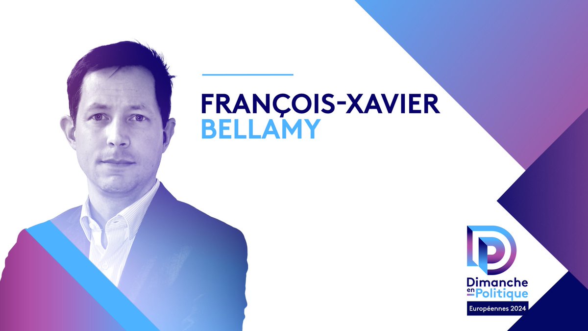 Cette semaine dans Dimanche en Politique @letellier_ftv recevra pour la campagne des #Europeennes2024 : - À 11h40 @MarionMarechal, tête de liste @Reconquete_off - À 12h00 @fxbellamy, tête de liste @lesRepublicains @FranceTV #France3 #Dimpol