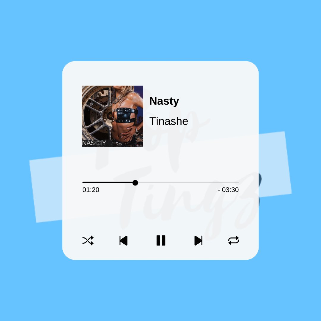 Pop Tingz is currently listening to: Nasty - @Tinashe