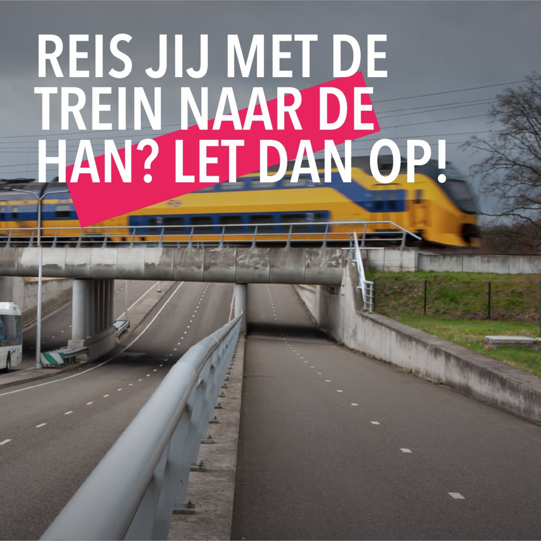 Morgen rijden er wegens werkzaamheden aan het spoor geen treinen tussen Arnhem Centraal en Nijmegen. Er rijden wel (beperkt) bussen tussen Arnhem Centraal en Nijmegen, en tussen Elst en Tiel. De werkzaamheden duren t/m zondag 21 april!🚞 #spoorwerkzaamheden #Arnhem #Nijmegen