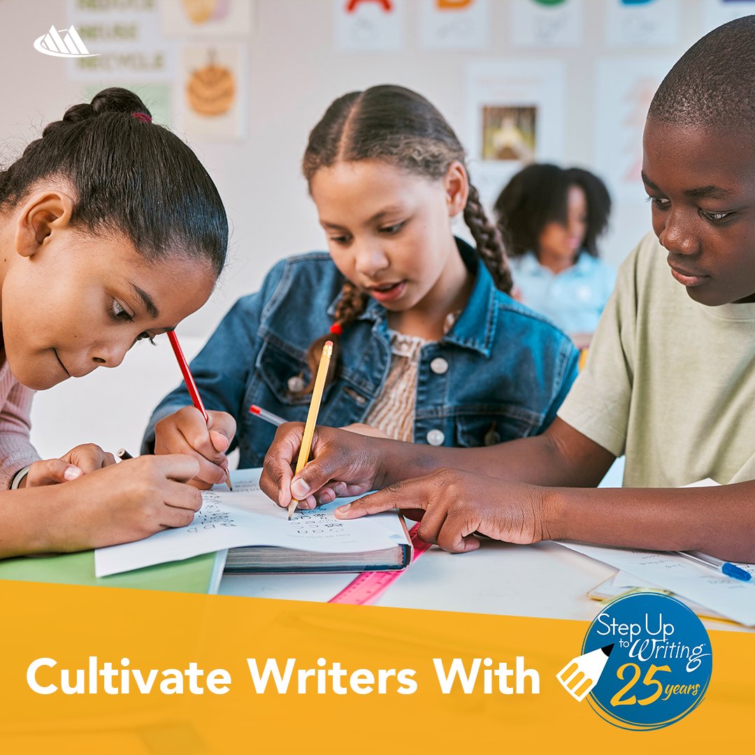 Each student is unique in their learning style. Step Up to Writing® provides differentiated, multisensory strategies to develop students’ abilities. Try Step Up to Writing to cultivate writers of all ages. #HappyBirthday #StepUpToWriting #StepUpToWriting25 #WritingInstruction