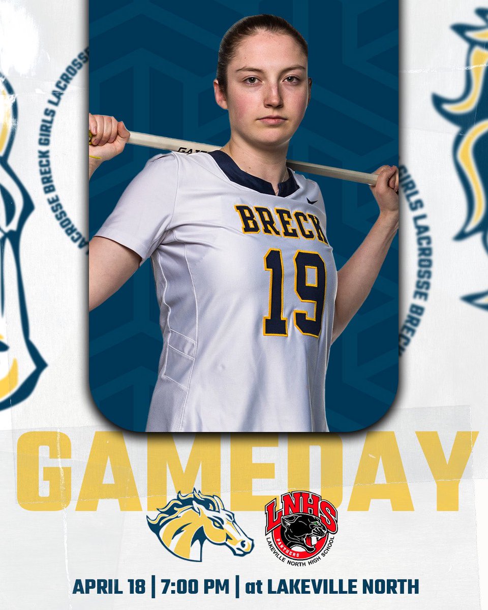 Good luck to #BreckGLAX tonight against Lakeville North!