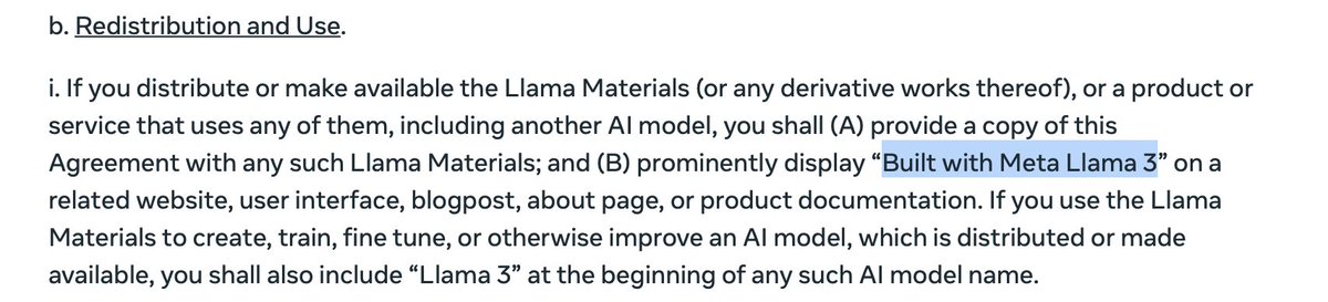 tired: 'As an AI language model...' wired: 'Built with Meta Llama 3'