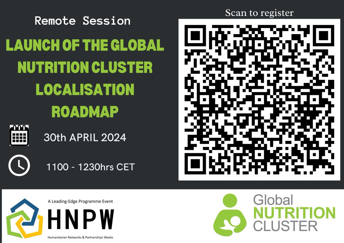 Have you registered yet ⁉ Join us to learn from our #localisation journey 💡 📅30 April, 2024, 11am- 12:30 CEST 📍online, register here: bit.ly/447reKY This event is part of the Humanitarian Network and Partnership Week⭐ #HNPW #HNPW2024