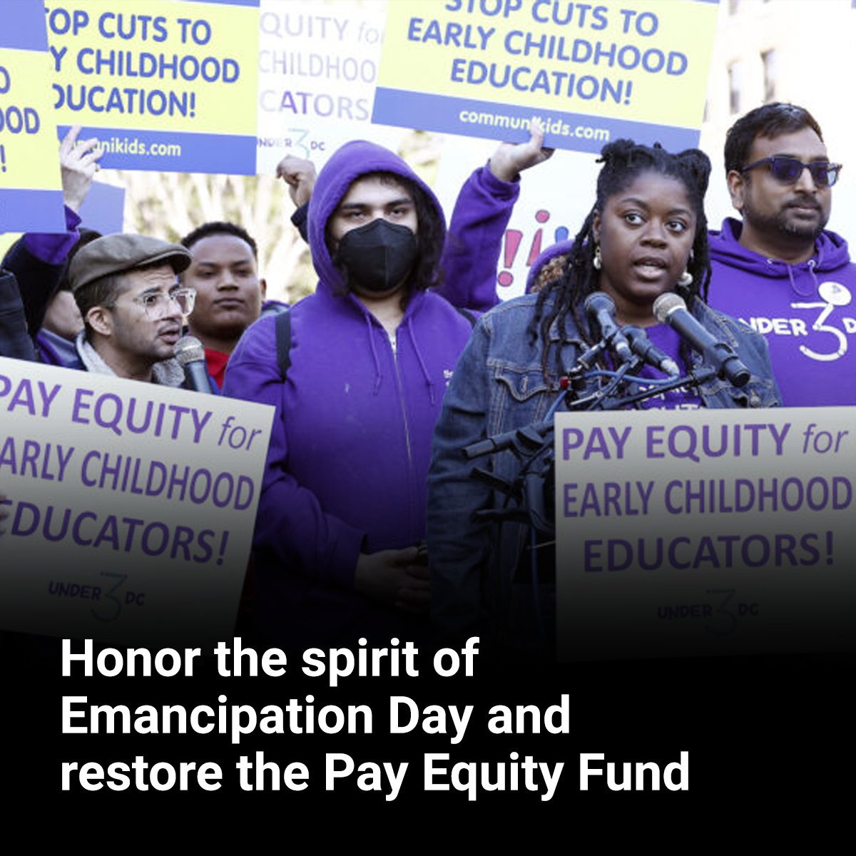 The District made a commitment to early childhood educators, and we cannot ask them to go back to earning minimum wage. We must restore the Pay Equity Fund in the fiscal year 2025 budget. Here are the reasons why: thedcline.org/2024/04/18/jan…