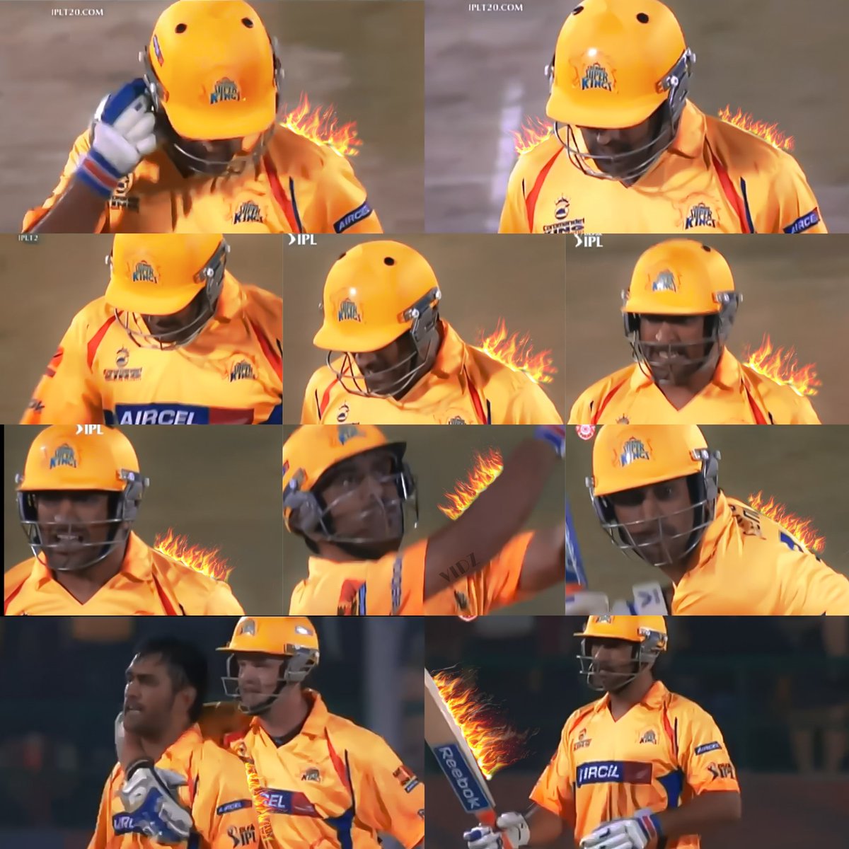 Fire meets ICE #OnThisDayin2010 💥 @MSDhoni #IPL2024 #WhistlePodu