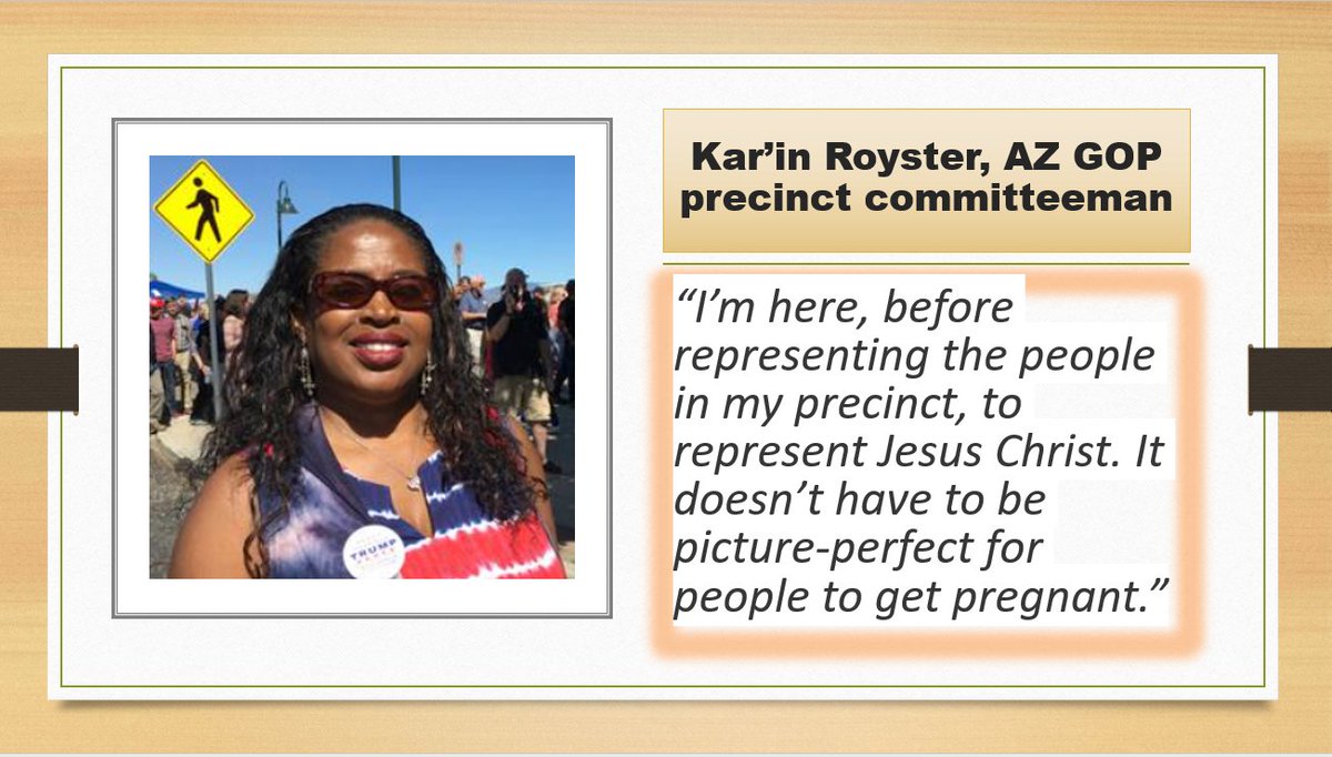 #Antiabortion #quote of the day is provided by #Arizona GOP committeeman Kar'in Royster #2024elections #VoteBlueToProtectWomensRights #ReproductiveRights paulsnewsline.blogspot.com/2024/04/anti-a…