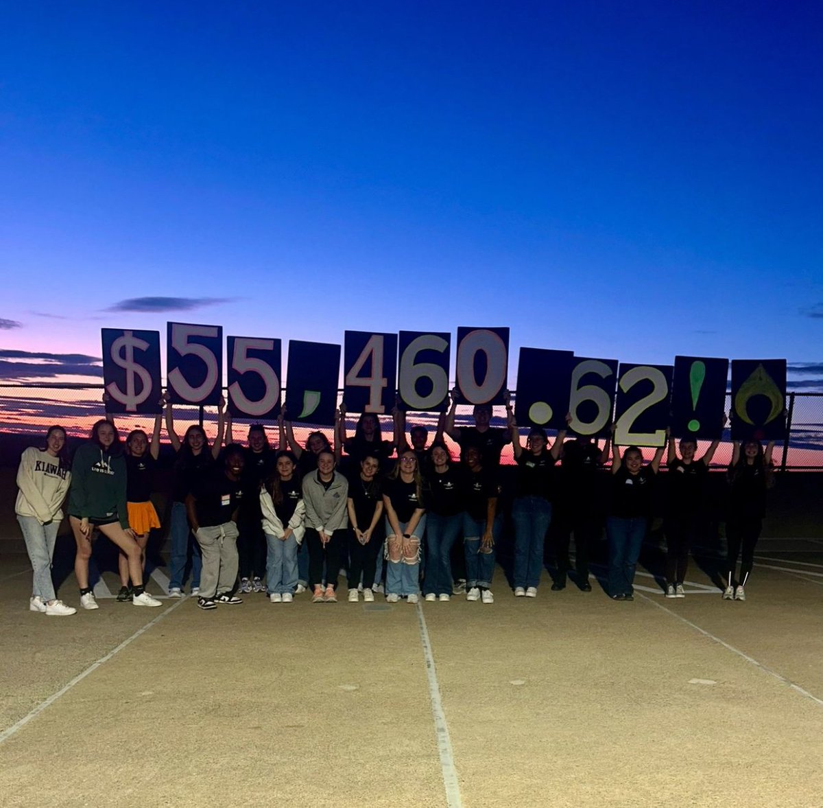 EagleTHON, an eight-hour dance marathon for students, raised more than $55,000 for Children’s National Hospital! Great job! Photo: aueaglethon on Instagram