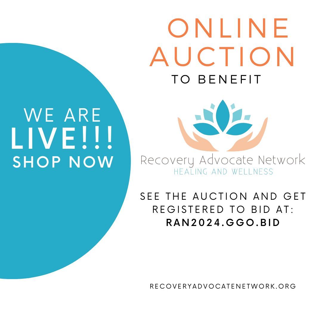 The auction is live! Our online auction will run from April 18th, 12 PM EST, to April 20th! Register today: ran2024.ggo.bid! Don't miss all these amazing auction items!
#RecoveryAdvocateNetwork #RAN2wellness #RAN #nonprofit #OnlineAuction #BidNow #AuctionAlert #BidOnline