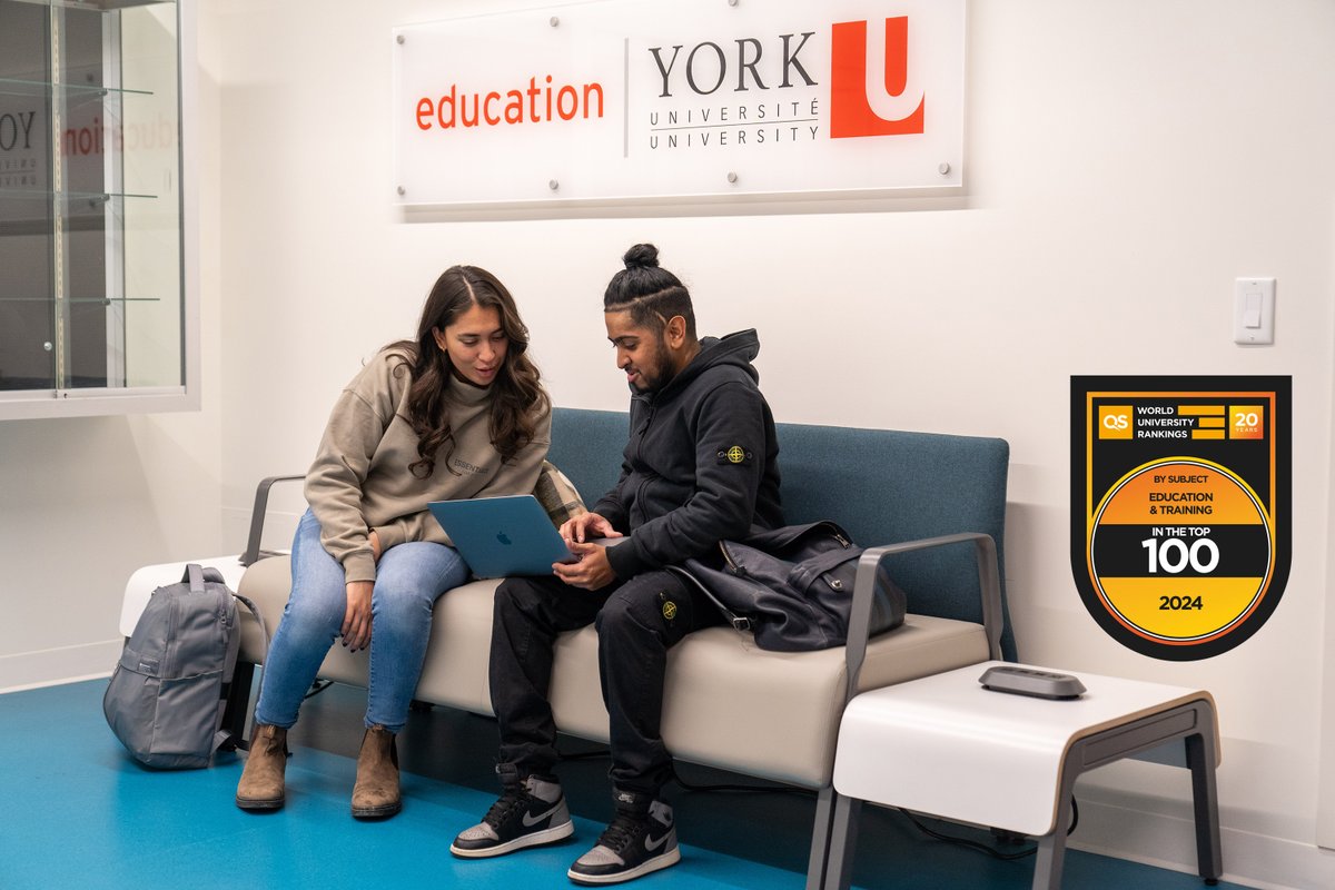 We’re thrilled to announce that #YorkU’s Faculty of Education (@yorkueducation) has placed 5th in Canada and 66th globally in the prestigious 2024 QS World University Rankings by Subject, demonstrating our continued bold leadership. Read more at: bit.ly/4aG6tZ3
