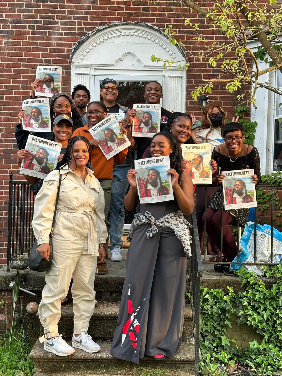 LisaESnowden's tweet photo. I talked to these young artists about how the work we are doing @baltbeat is archival. We are helping preserve elements of Baltimore culture that others miss because they don’t deem them important. https://t.co/y5dM7puRlJ