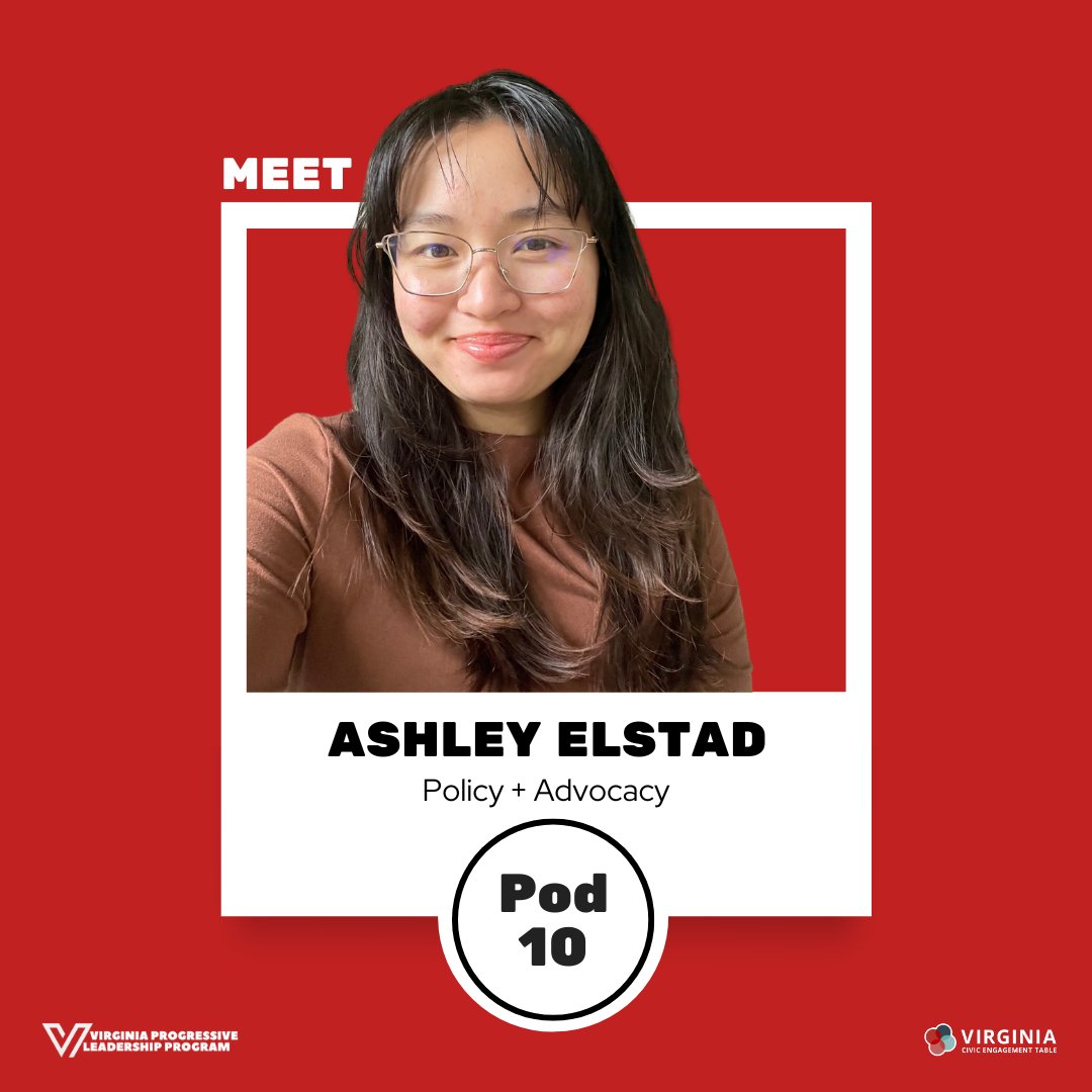 'What I am most looking forward to about VAPLP & Pod 10 is being in community with the future generation of changemakers, learning what they are engaged in, and how I can expand my perspective to be a better advocate!' @ashlouwho