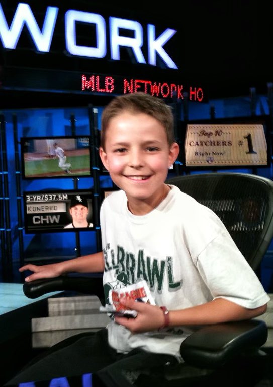 This kid makes his Big League debut on MLB Network today - time flies!