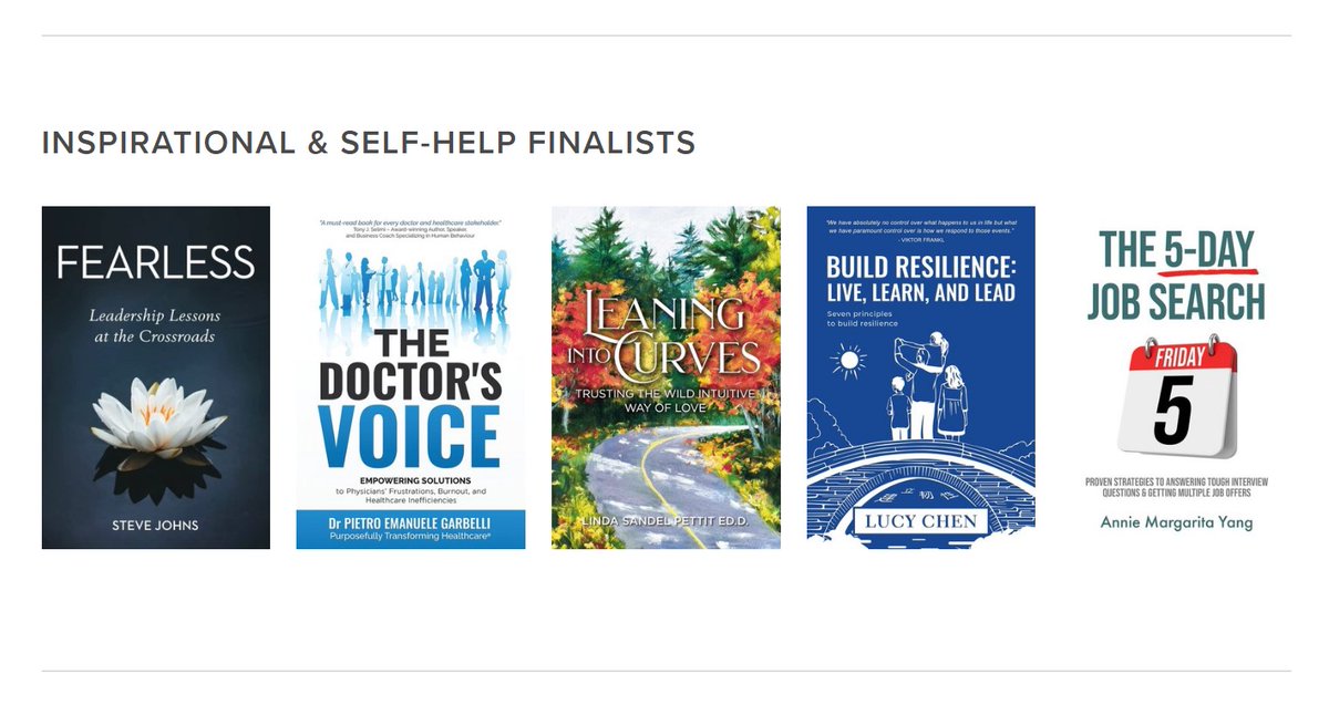 Congratulations to the 2024 Maxy Awards Finalists of the Inspirational & Self-Help category!

#2024MaxyAwards #MaxyAwards #bookawards #inspirationalstories #inspiration #selfhelpbooks #selfhelpguide #writing #authors