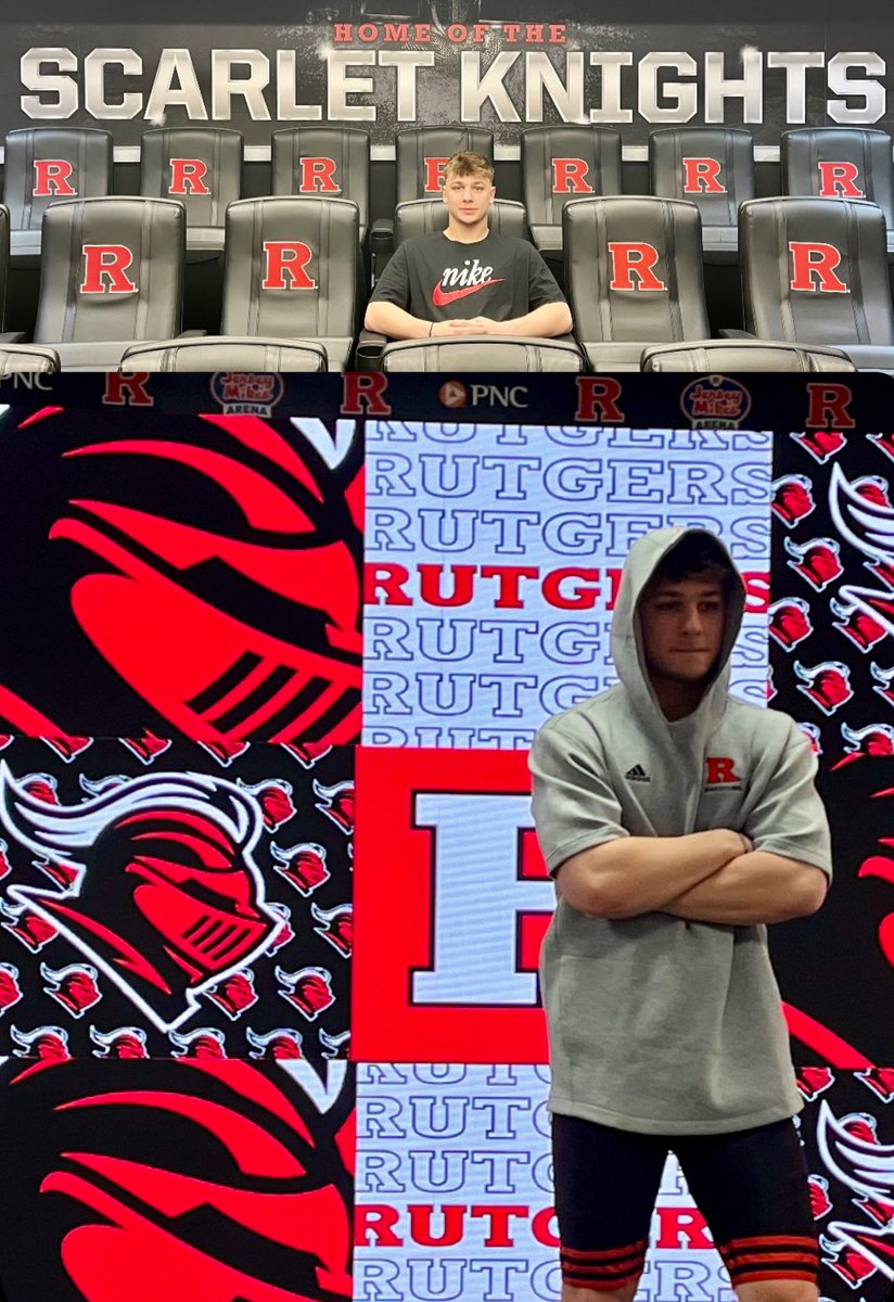 MrPatMineo's tweet photo. We got 3x Pennsylvania State Placer (7th, 4th, 3rd) Dagen Condomitti (Northampton, PA) on the banks for a visit today! He is in the portal and redshirted at Oregon State last season… 

Roll out the #scarlet carpet! 🛡️@RUWrestling https://t.co/sjaePCb5BV