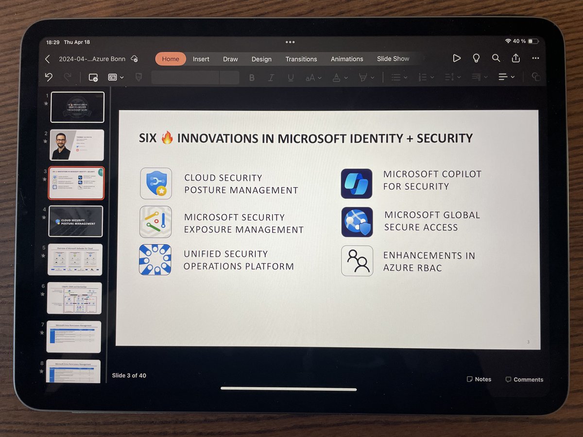 Last preparations for tomorrow's #GlobalAzure session and roundtable talk at #AzureBonn Meetup. We will talk about new products and features in Identity and Security. What's your favorite one and why? Registration for the virtual event (in German): meetup.com/azure-bonn-mee…