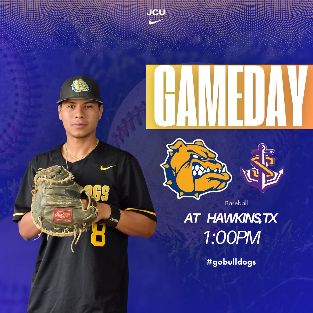 G⚾️ME DAY !!!
🆚LSUS
⏰1:00PM
🏟️JCU Baseball field

#jcubulldogs