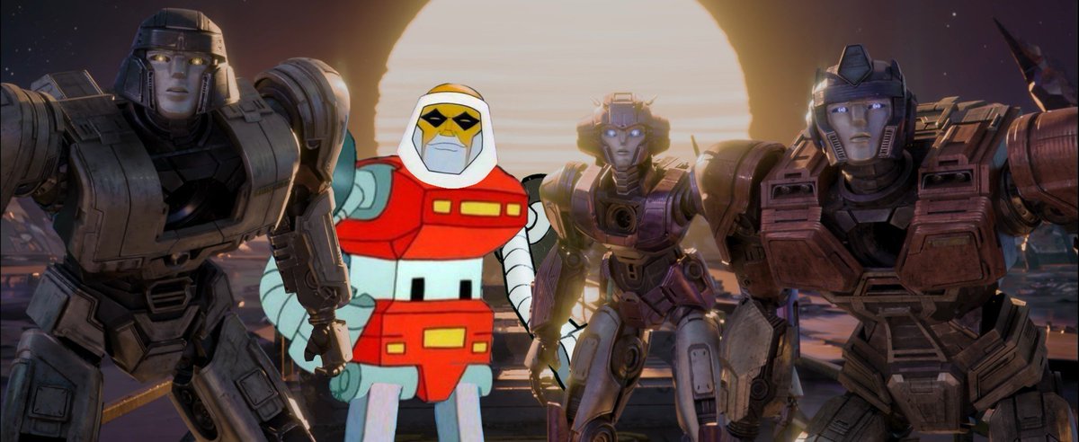 You'll never guess who shows up in the #TransformersOne trailer...