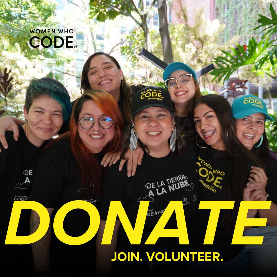 💌 Your donation to #WWCode creates pathways for underrepresented technologists to access transformative opportunities, career events, and educational resources. ❤️ Join us in making a difference- give today! womenwhocode.com/donate #WomenWhoCode #WomenInTech