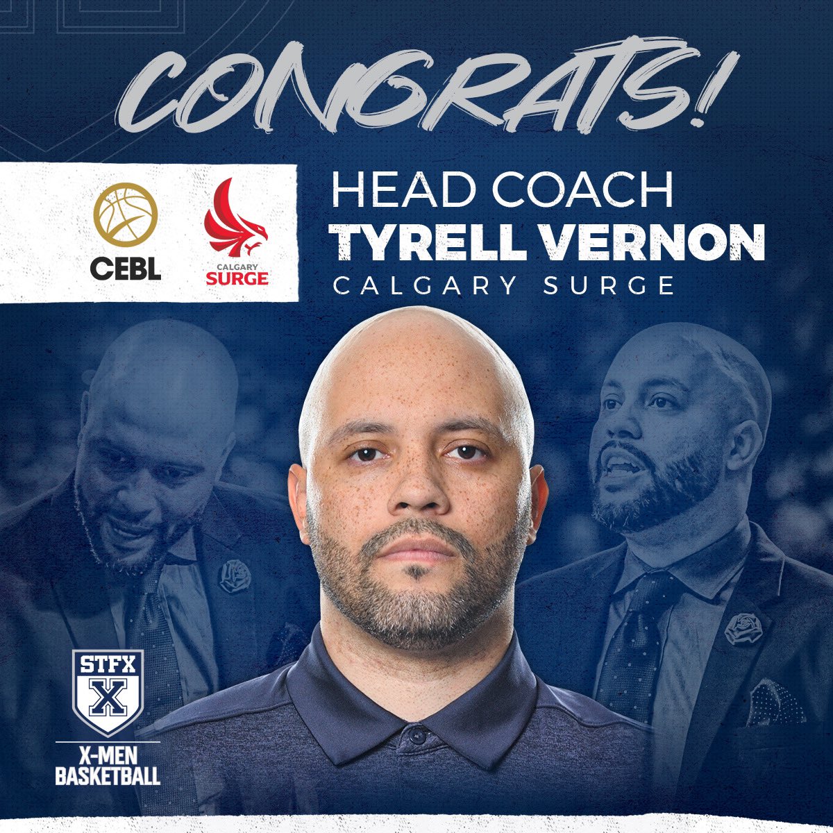 Congratulations to @XMenBasketball head coach Tyrell Vernon on being named head coach of the CEBL’s @CalgarySurge for the upcoming season! #goxgo Full release: goxgo.ca/sports/mbkb/20… @CEBLeague