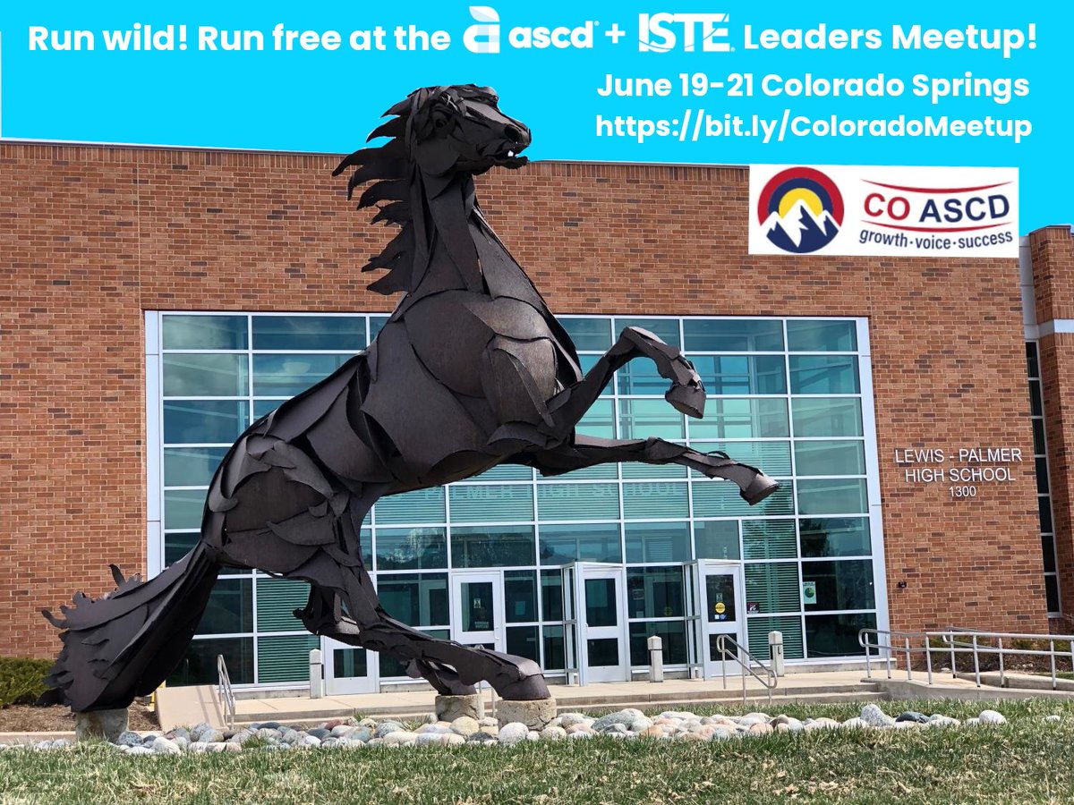 GiddyUP! bit.ly/ColoradoMeetup #ASCDAffiliates #ISTEAffiliates #ASCDEdChamps #ASCDEmergingLeaders #ASCDStudentChapters