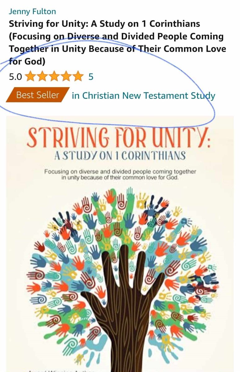 AuthorFulton's tweet photo. Rejoicing in another Best Seller marker this morning.

This study is definitely receiving the best sales and rankings of any of the books I've written. 

#BibleStudy #NewRelease #BestSeller #NewTestamentStudy #Christian #StrivingForUnity #authorlife https://t.co/iI05hjvdKx