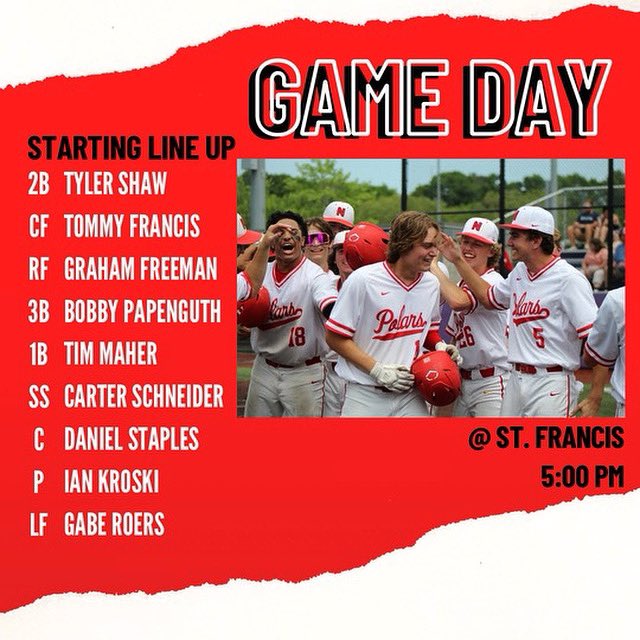 North Baseball tweet media