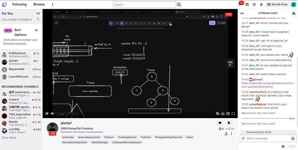 #365DaysofCode Beyond #100DaysOfCode #Python #OpenToCollaborate #freeCodeCamp  
#TheOdinProject 
4/18/24 Day 109: Progress report: 
 1)Daily Reading: freeCodeCamp news: Read 1 article. & Daily.dev: Read 1 article
2) Twitch: Checked out glump1 doing LeetCode