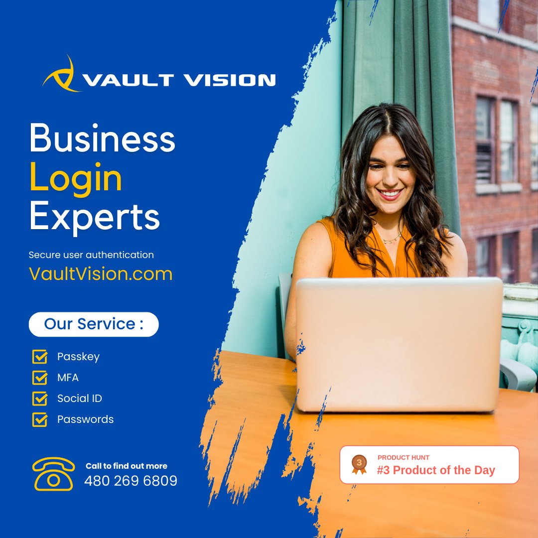Affordable, Reliable, &amp; Vault Secure Authentication
VaultVision.com