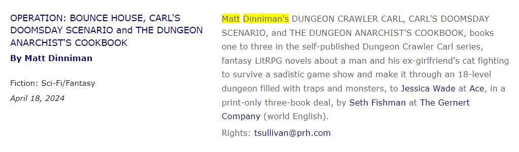 Dungeon Crawler Matt tweet media