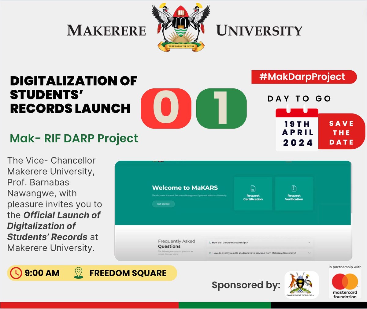 #MakDarpProject has implemented stringent measures to guarantee data availability, integrity, and confidentiality within the new system. Users can now effortlessly retrieve, upload, and track documents, streamlining operations. Certification and verification requests are now…