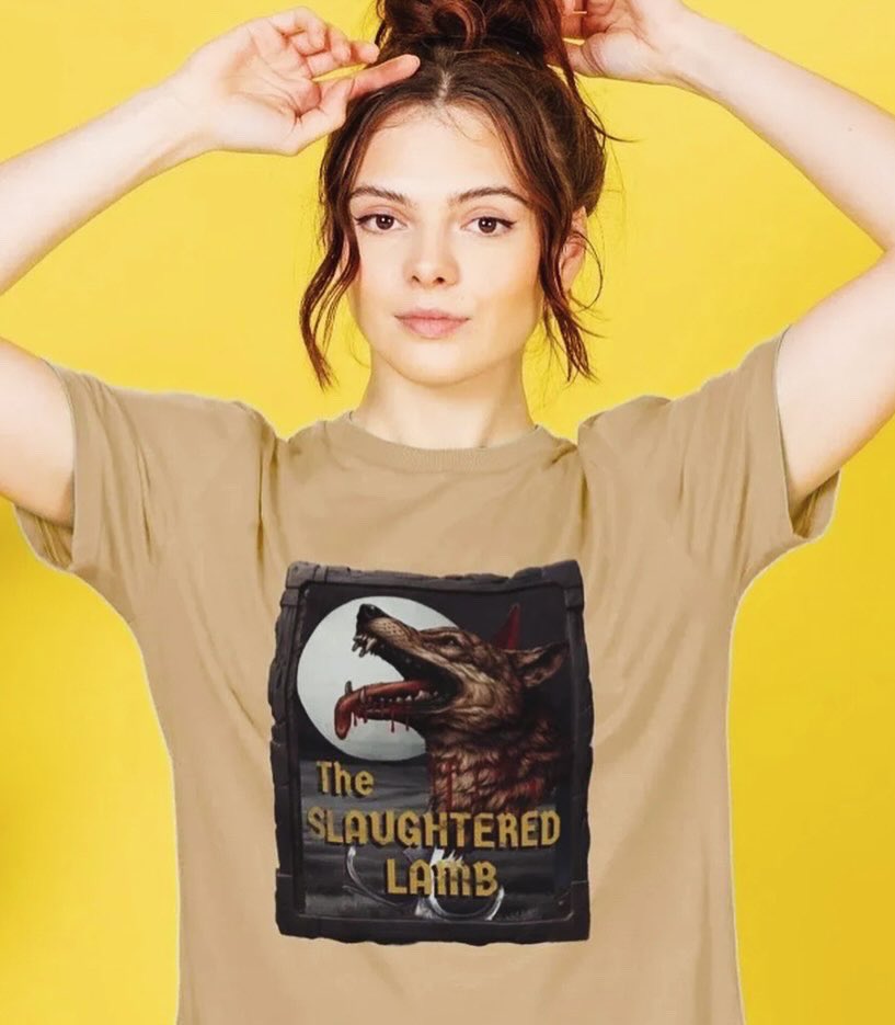 “The Slaughtered Lamb? Where next, Kessler? The Duck’s Breath?” 

Welcome to The Slaughtered Lamb public house, East Proctor. 

Fabulous pentangle. Fun clientele. Boy, can they play darts…

Stay clear of the moors.

#anamericanwerewolfinlondon